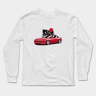 Red E31 Coupe In Mountains Long Sleeve T-Shirt